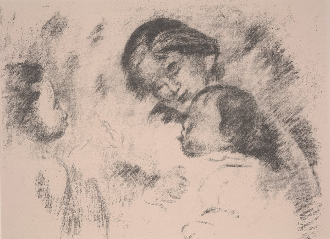 Kismama: Gabrielle, Jean és egy lány alkotó: Pierre Auguste Renoir