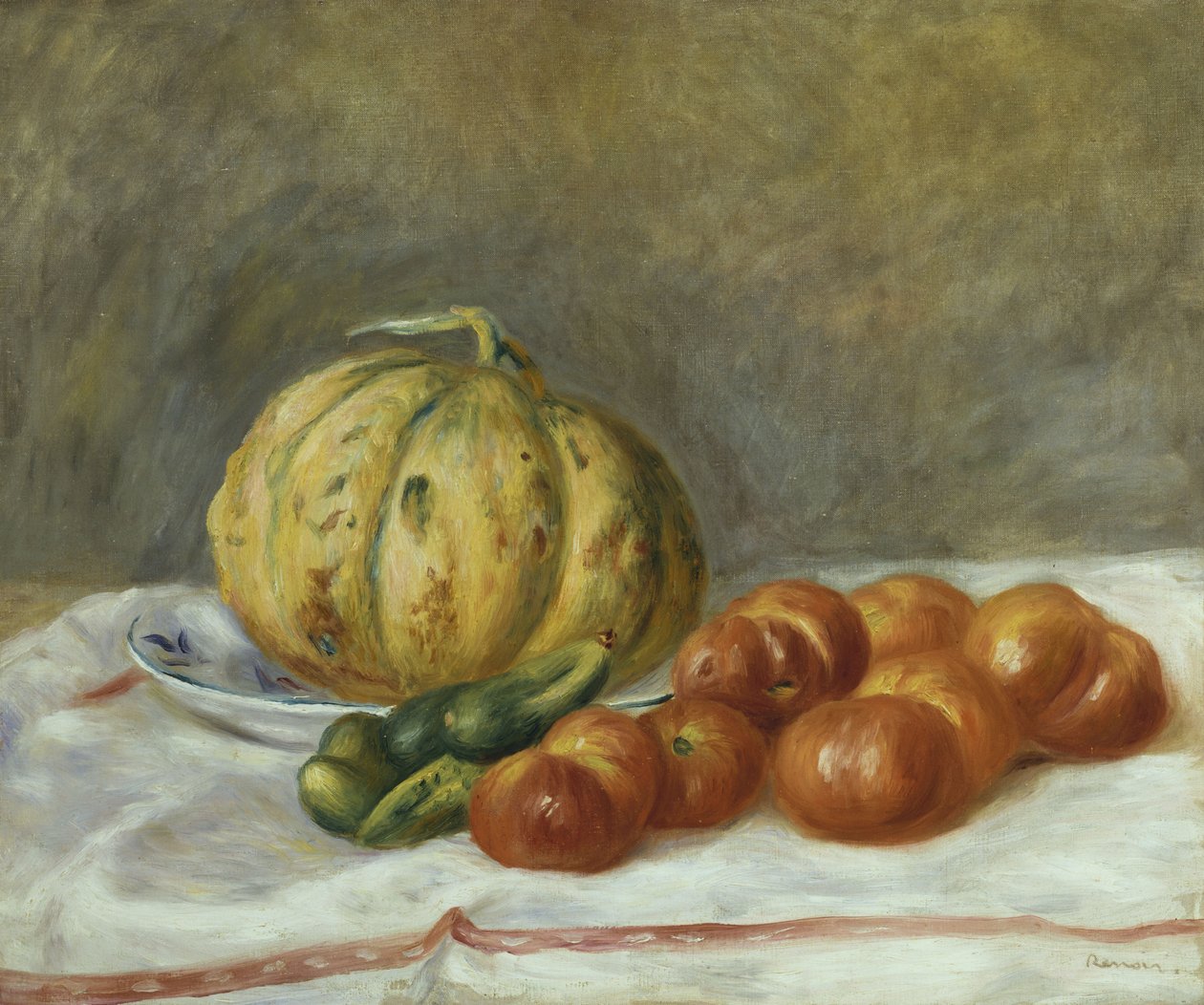 Dinnye és paradicsom, 1903 alkotó: Pierre Auguste Renoir