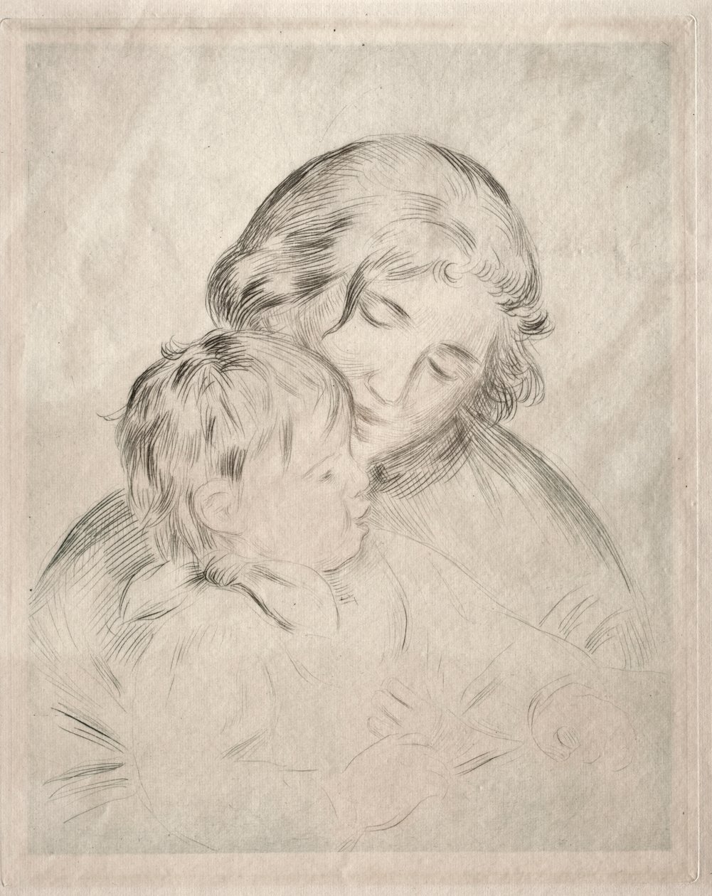 Anya és gyermek alkotó: Pierre Auguste Renoir
