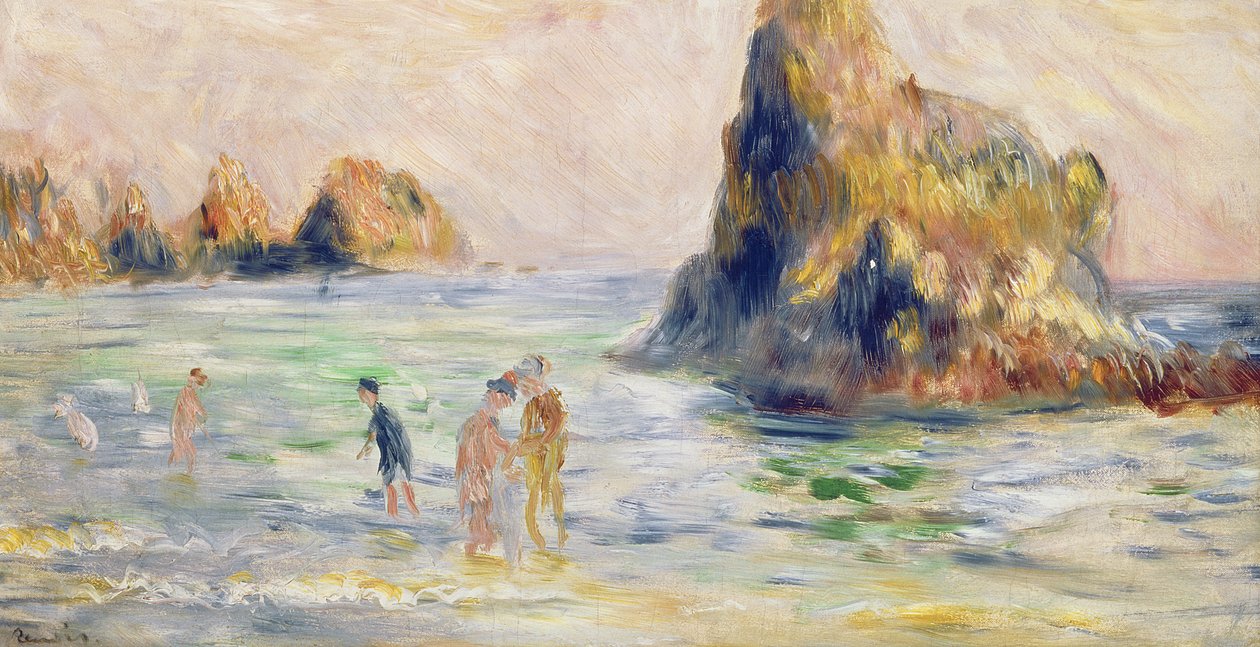 Moulin Huet Bay, Guernsey, 1883 körül alkotó: Pierre Auguste Renoir