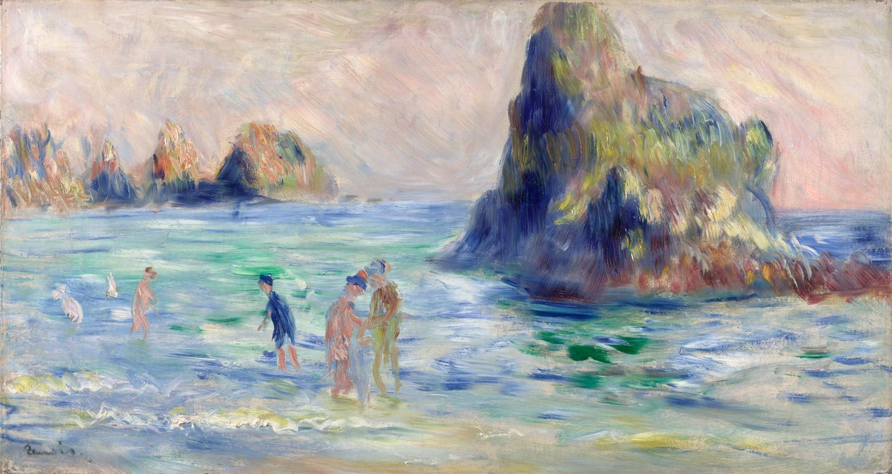 Moulin Huet Bay, Guernsey, kb. 1883 alkotó: Pierre Auguste Renoir