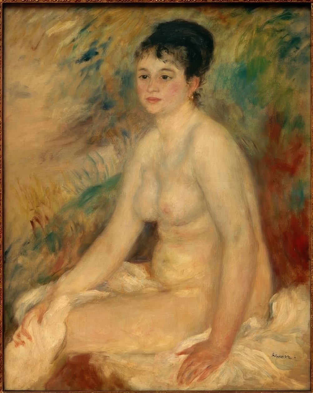 A fürdő után alkotó: Pierre Auguste Renoir