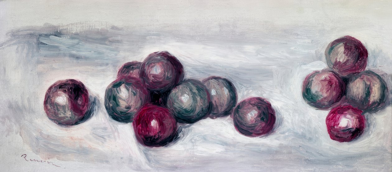 Csendélet gyümölcsökkel alkotó: Pierre Auguste Renoir