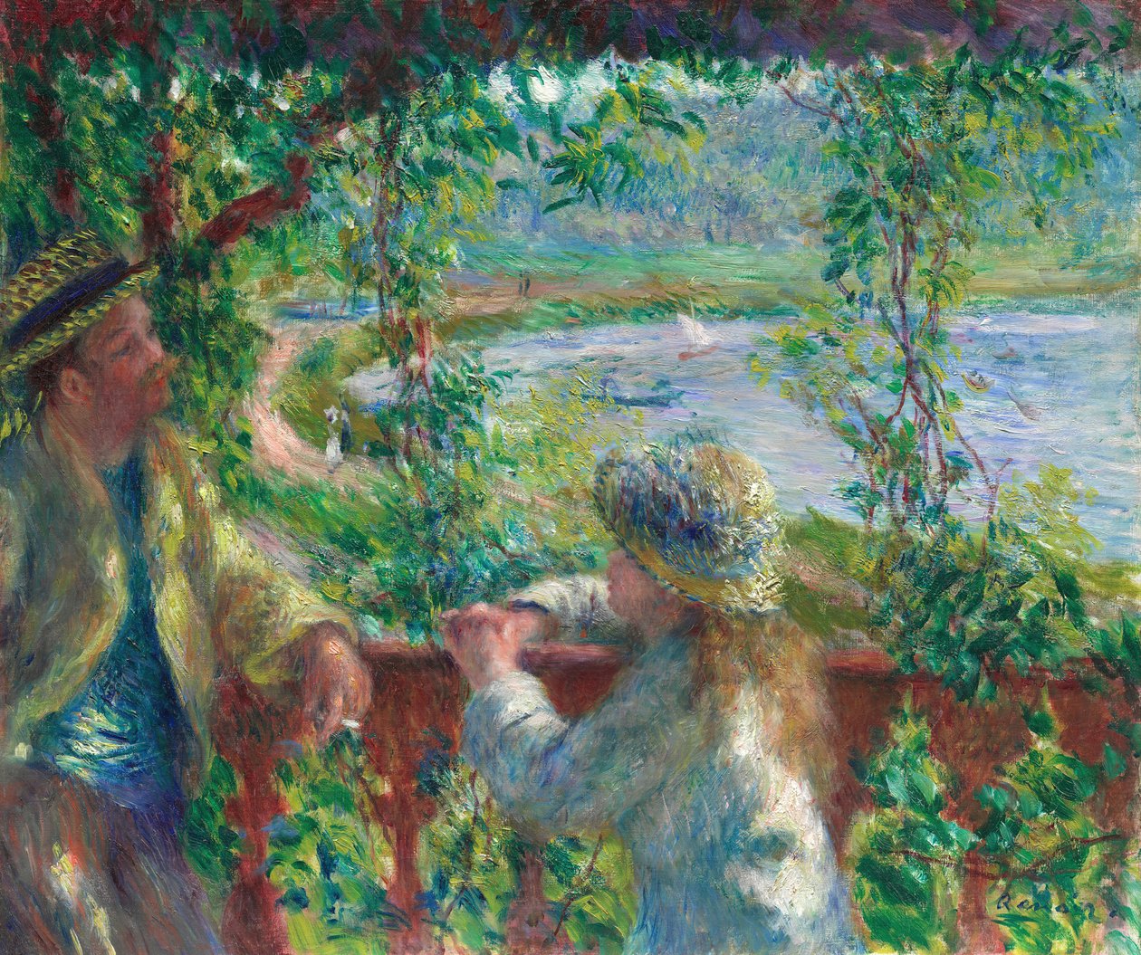 A tó mellett, 187980. alkotó: Pierre Auguste Renoir