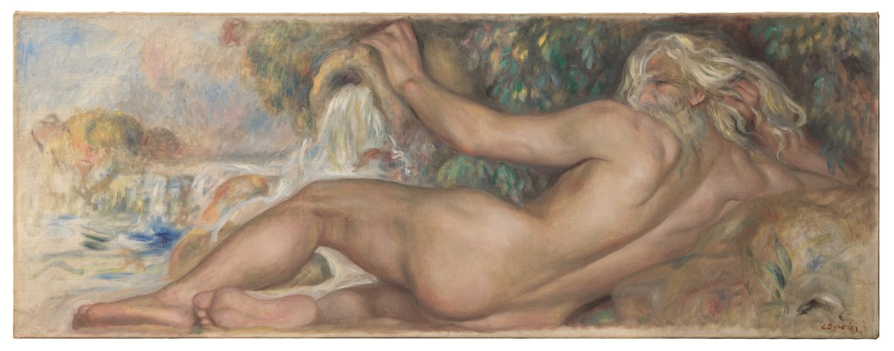 Akt a tájban vagy a folyóban alkotó: Pierre Auguste Renoir