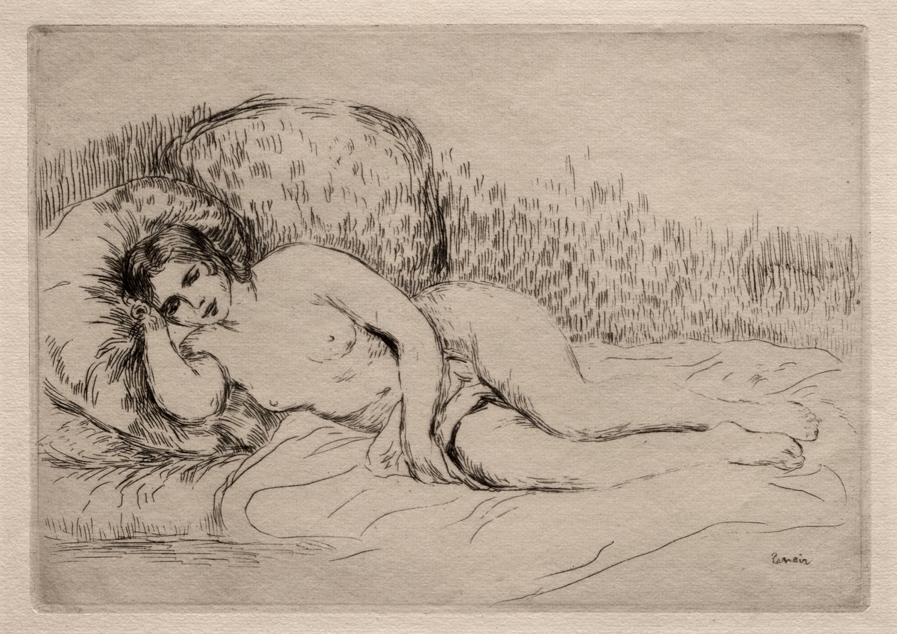 Meztelen nő fekvő alkotó: Pierre Auguste Renoir