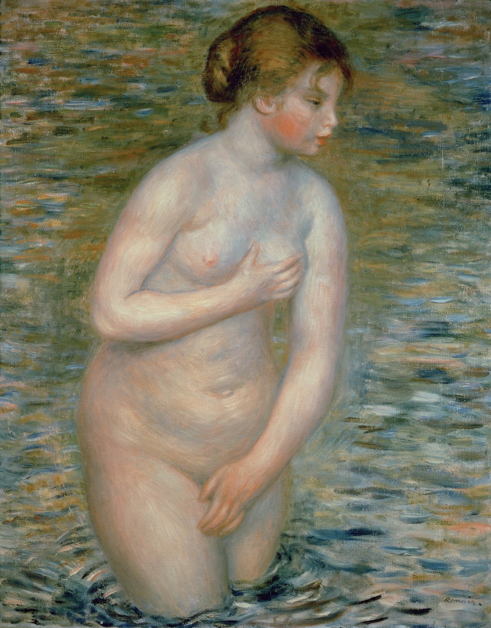 Akt a vízben, 1888 alkotó: Pierre Auguste Renoir