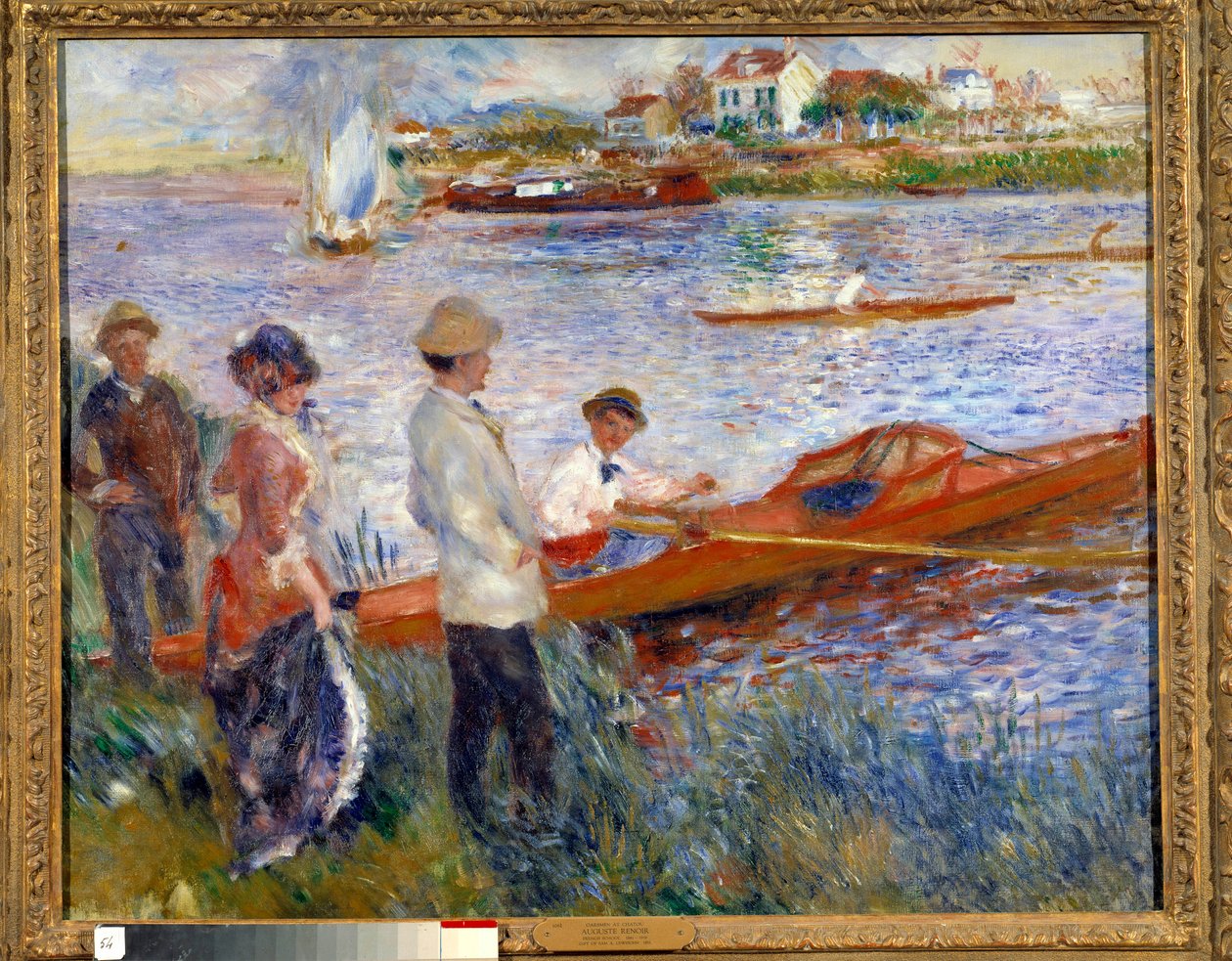 Evezősök Chatouban alkotó: Pierre Auguste Renoir