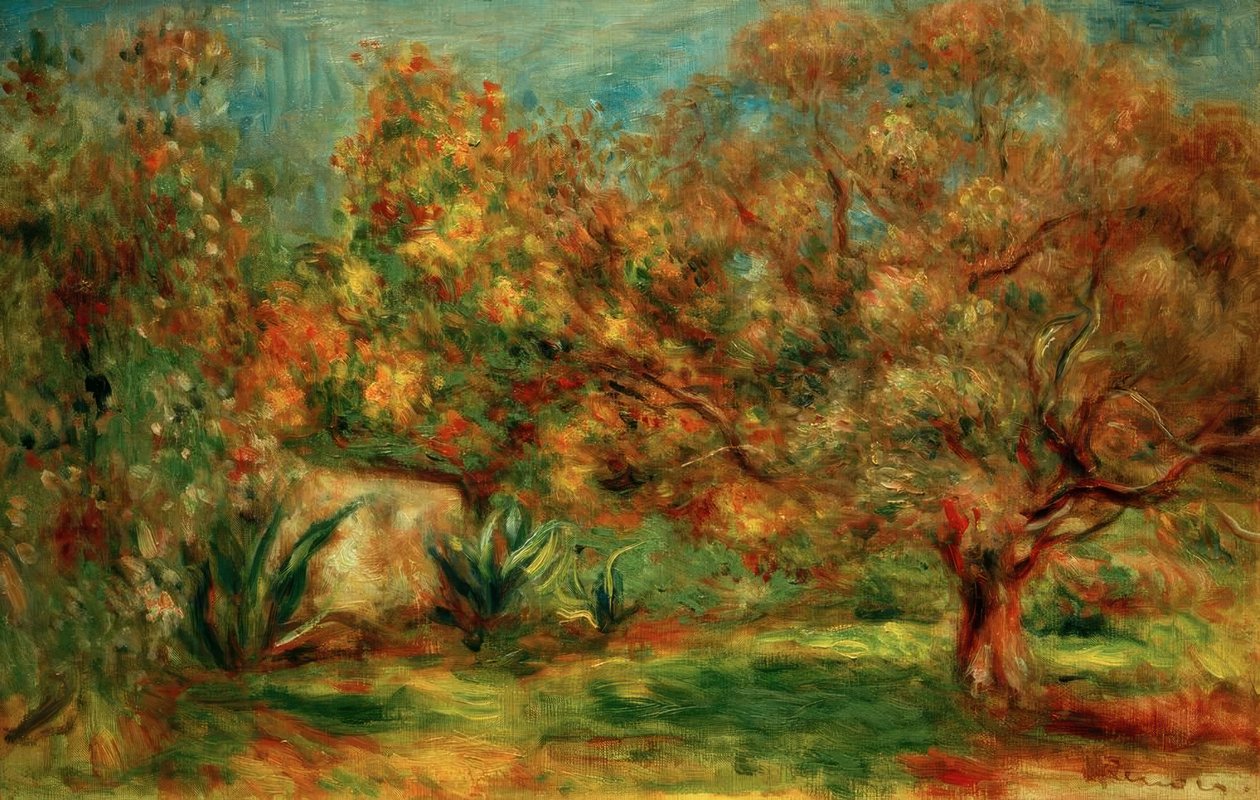 Olíva kert alkotó: Pierre Auguste Renoir