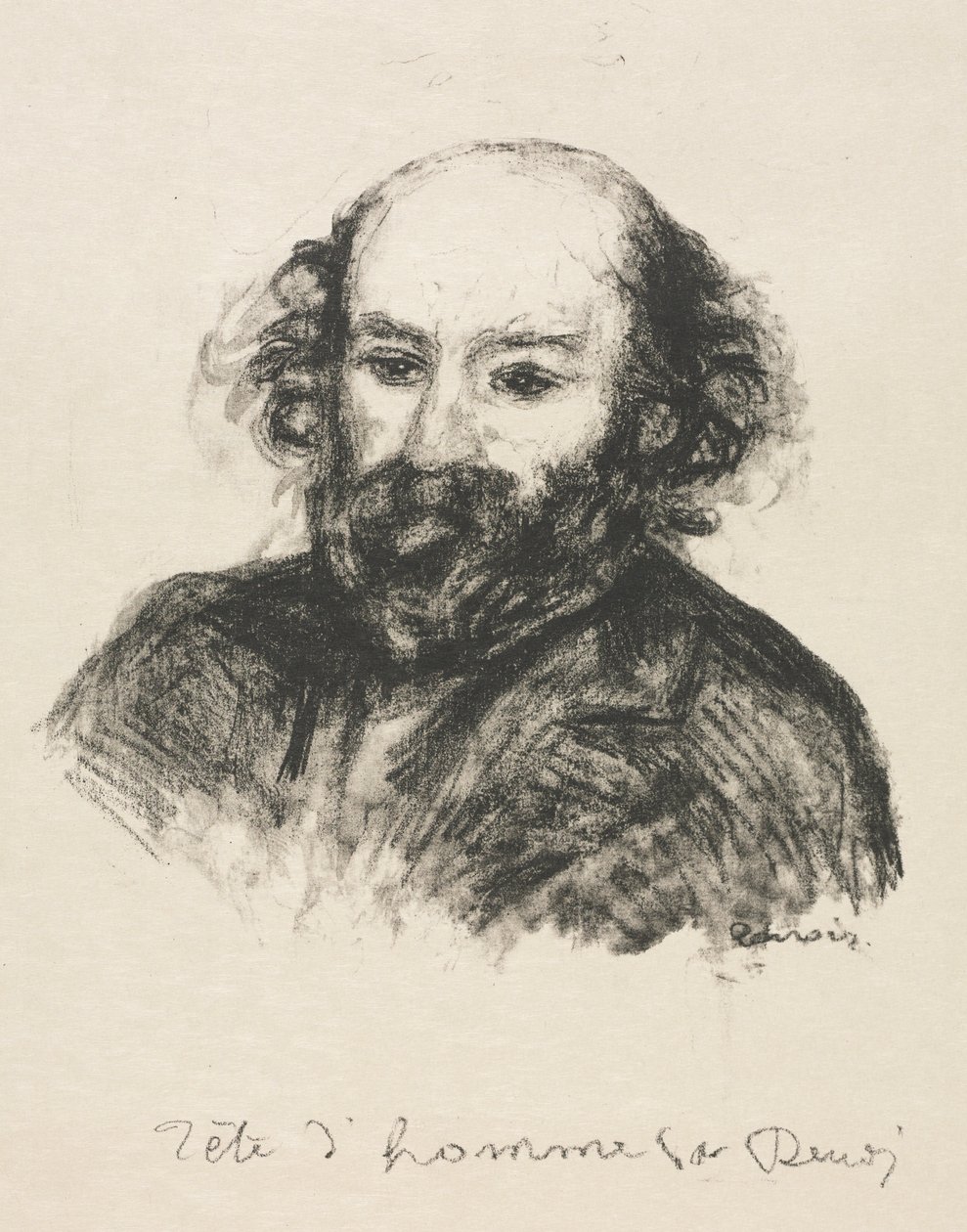 Paul Cézanne, c. 1902. alkotó: Pierre Auguste Renoir