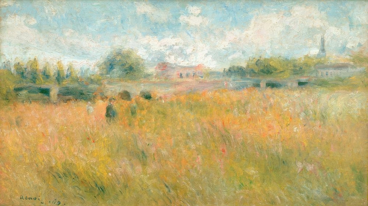 Táj a Szajna mentén Rueilben alkotó: Pierre Auguste Renoir