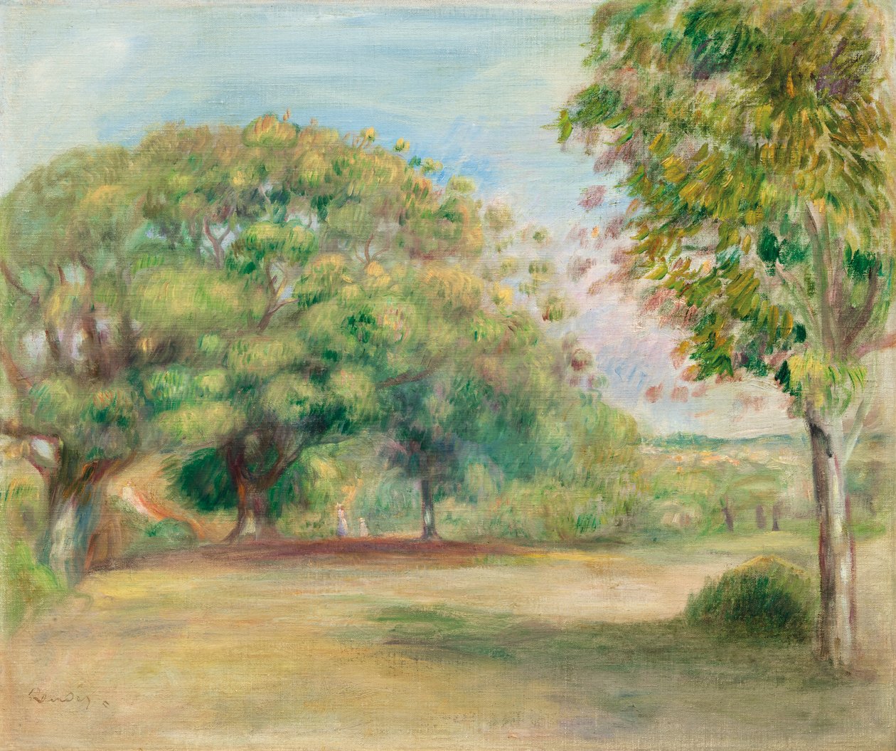 Paysage, c. 1892 (olaj, vászon) alkotó: Pierre-Auguste Renoir