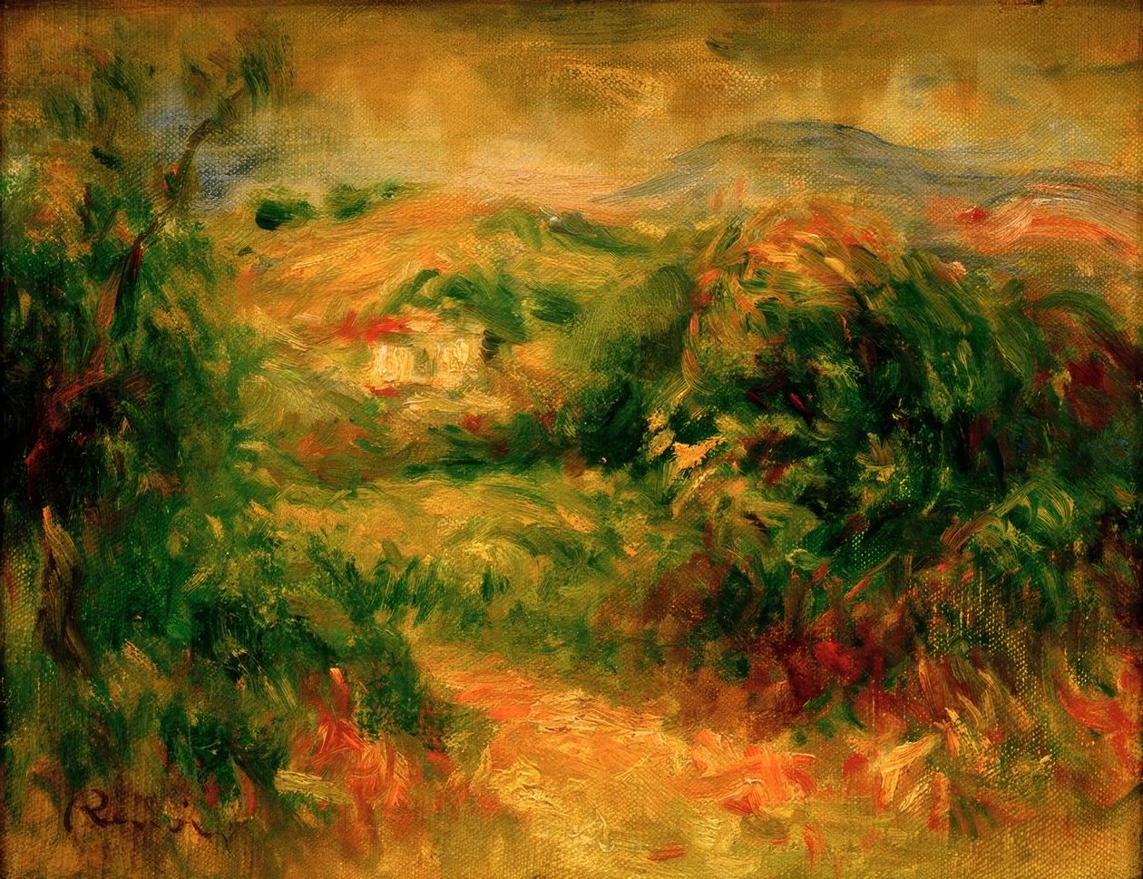 Crosde-Cagnes tája alkotó: Pierre Auguste Renoir