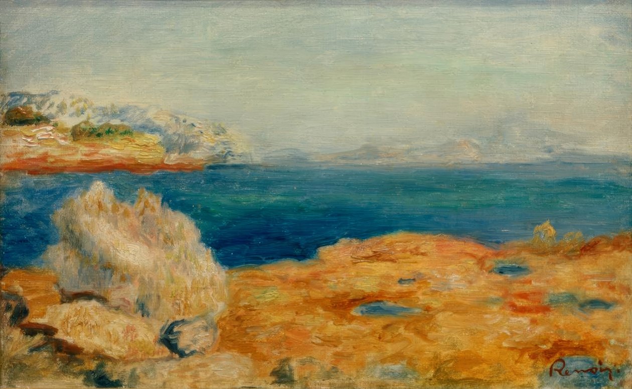 Tengerparti táj alkotó: Pierre Auguste Renoir