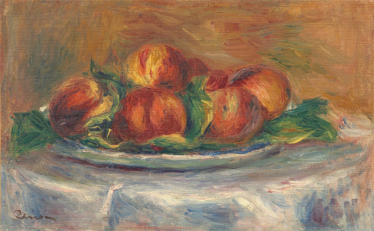 Őszibarack tányéron, 19021905. alkotó: Pierre Auguste Renoir