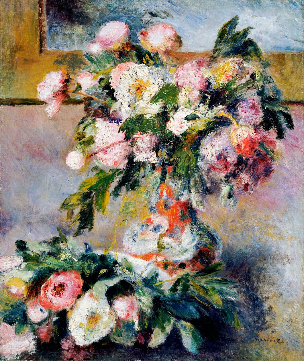 Pünkösdi rózsa, 1878 alkotó: Pierre Auguste Renoir