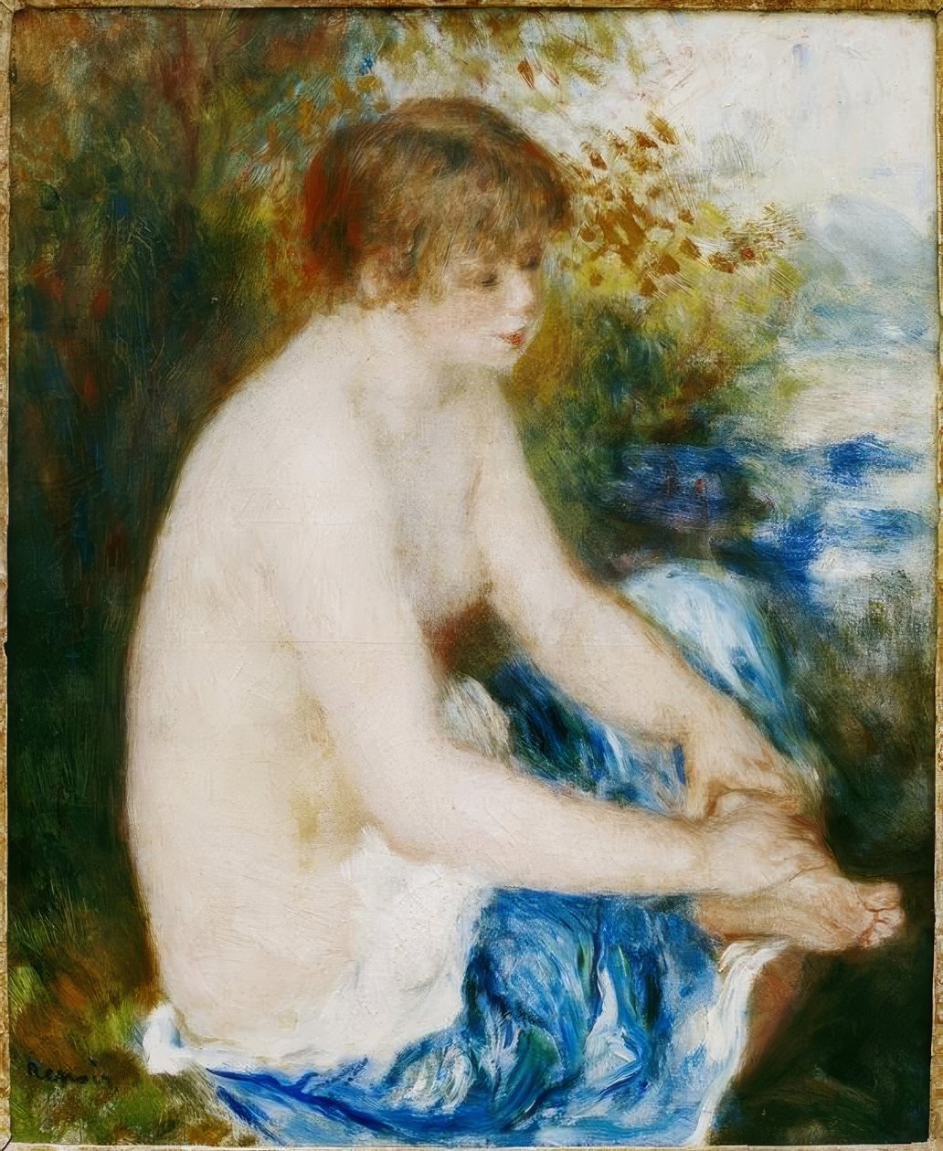 Kis kék akt alkotó: Pierre Auguste Renoir