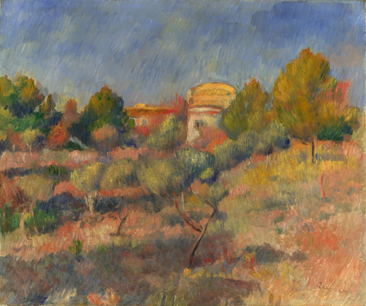 Pigeon Coop a Bellevue-ban alkotó: Pierre Auguste Renoir