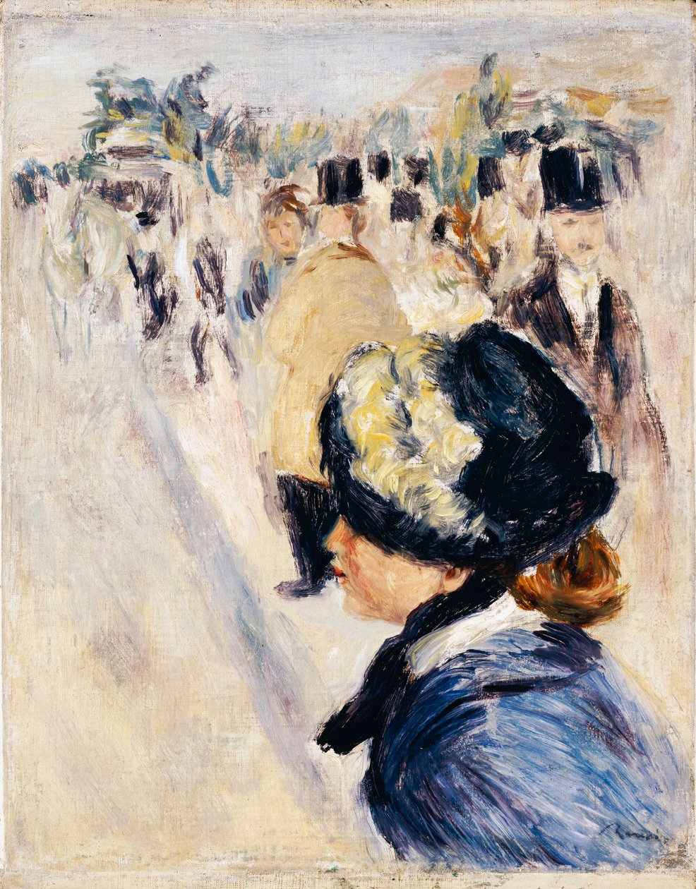 Clichy hely, 1880 körül alkotó: Pierre Auguste Renoir