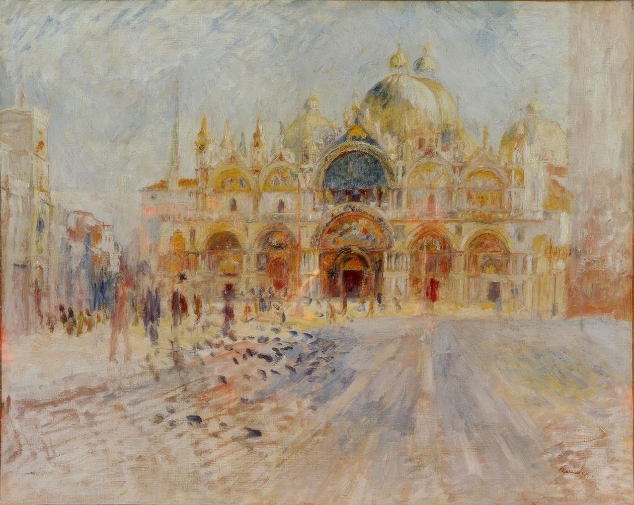 Place San Marco, Velence alkotó: Pierre Auguste Renoir