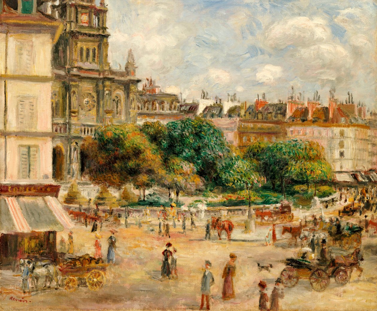 Szentháromság tér, 1893 alkotó: Pierre Auguste Renoir
