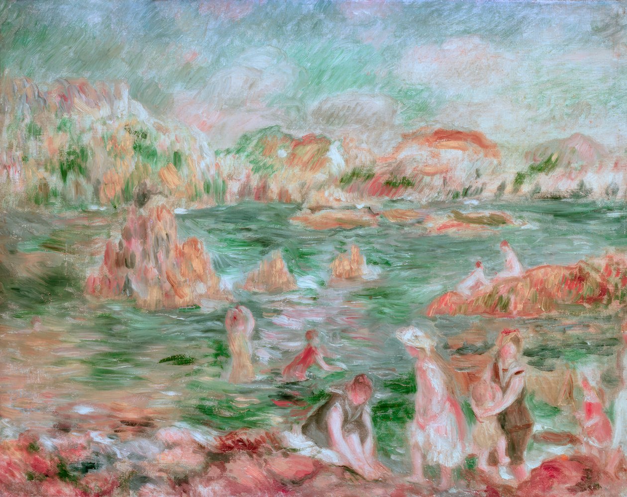 Guernsey strand alkotó: Pierre Auguste Renoir
