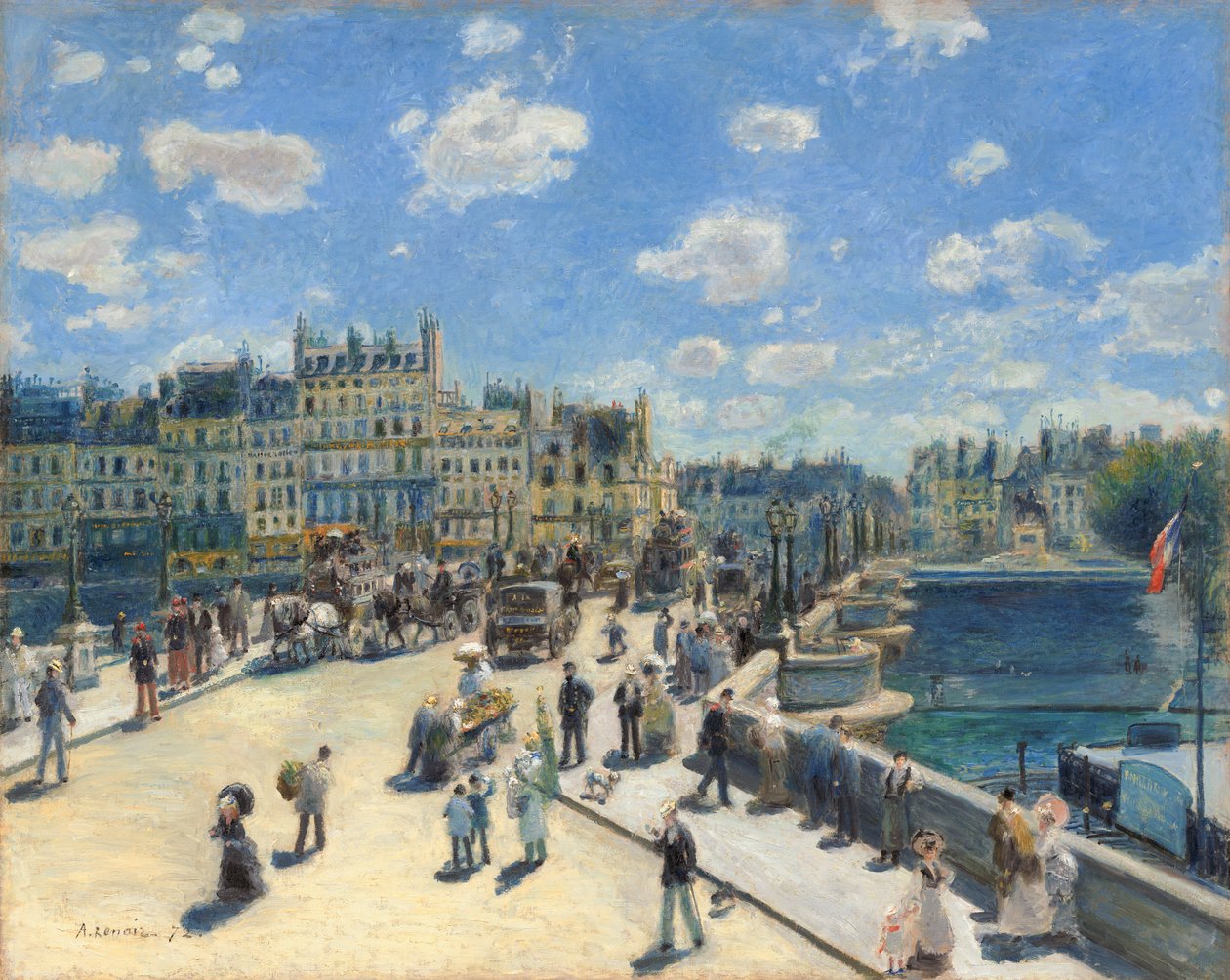 Pont Neuf, Párizs alkotó: Pierre Auguste Renoir