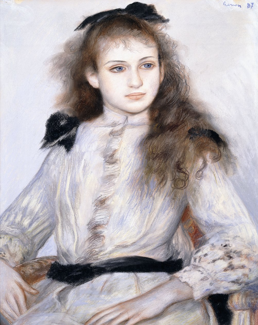 Madeleine Adam portréja, 1887 alkotó: Pierre Auguste Renoir