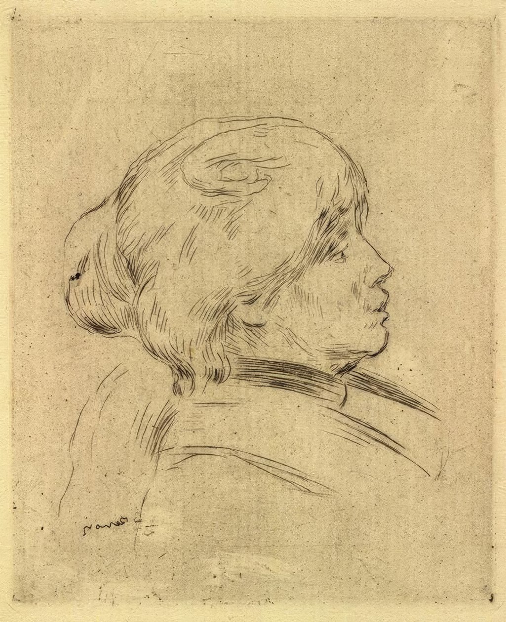 Berthe Morisot portréja alkotó: Pierre Auguste Renoir