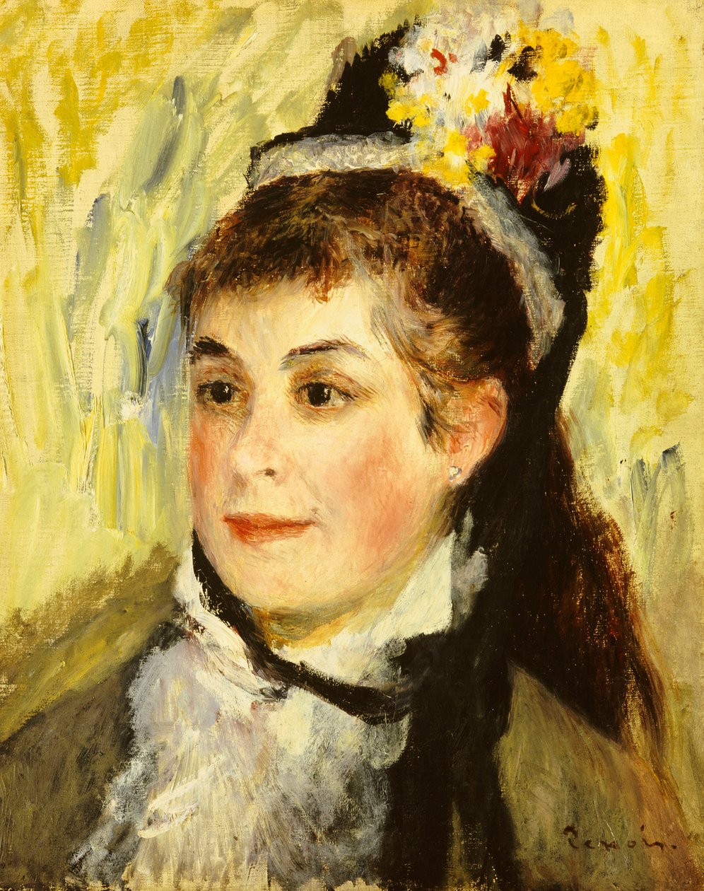 Madame Edmond Renoir portréja, 1876 alkotó: Pierre Auguste Renoir