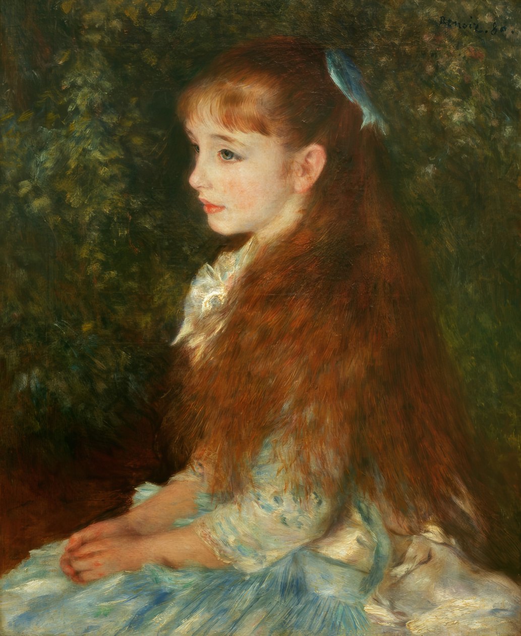 Irene Cahen kisasszony portréja Antwerpenből alkotó: Pierre Auguste Renoir