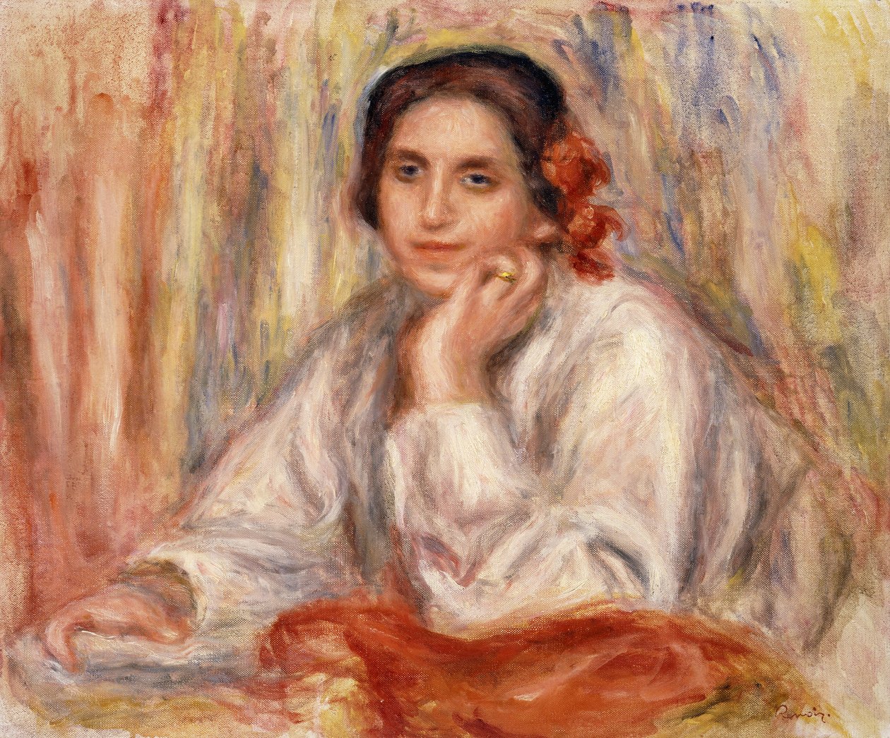 Vera Sergine Renoir portréja, 1914 alkotó: Pierre Auguste Renoir