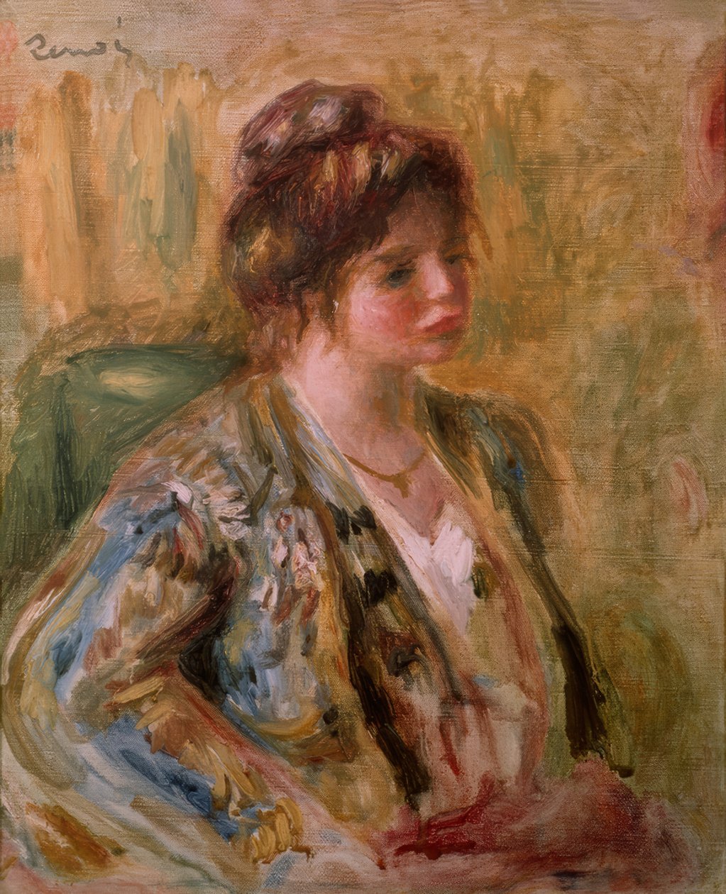 Fiatal lány portréja alkotó: Pierre Auguste Renoir