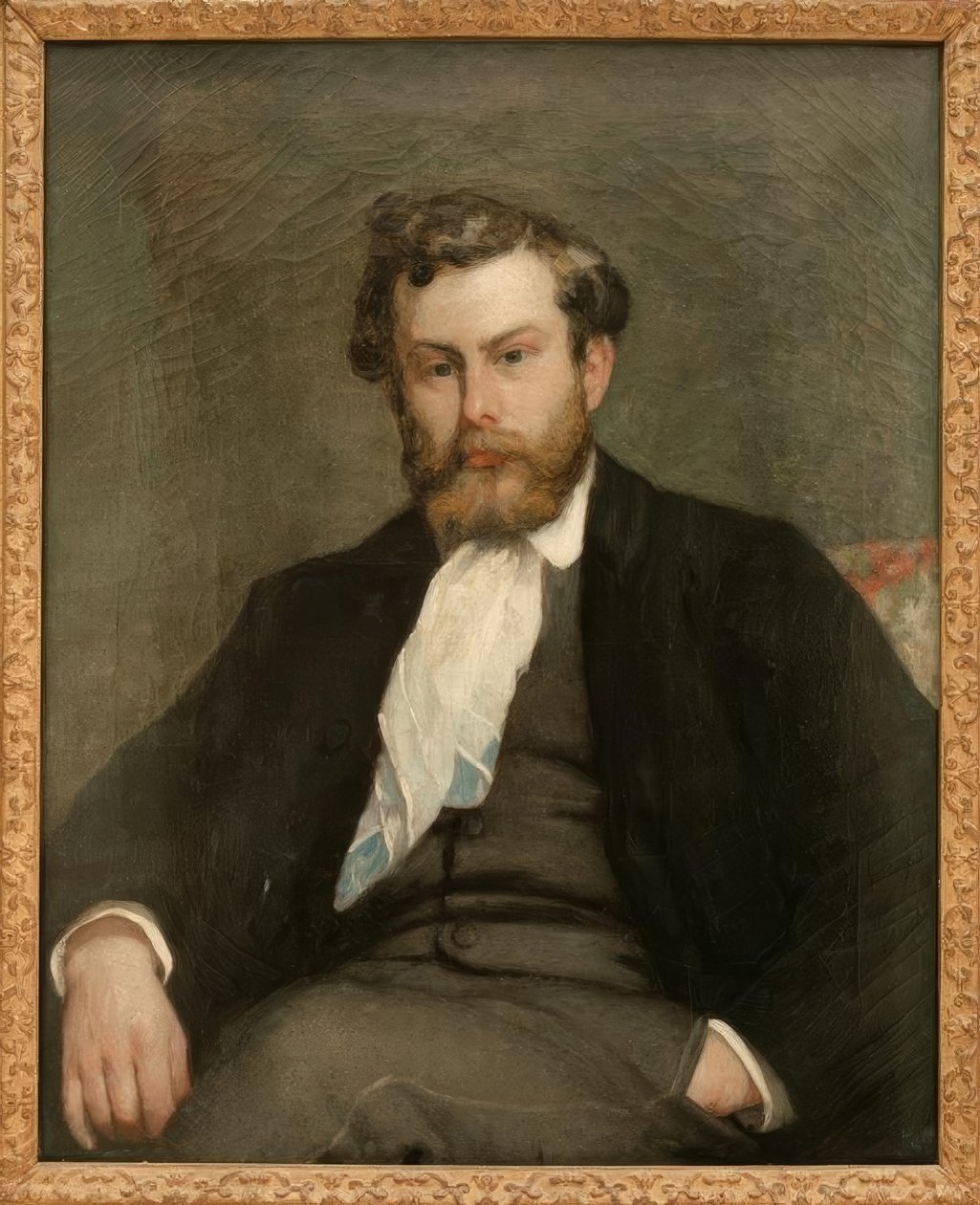Alfred Sisley festő portréja alkotó: Pierre Auguste Renoir