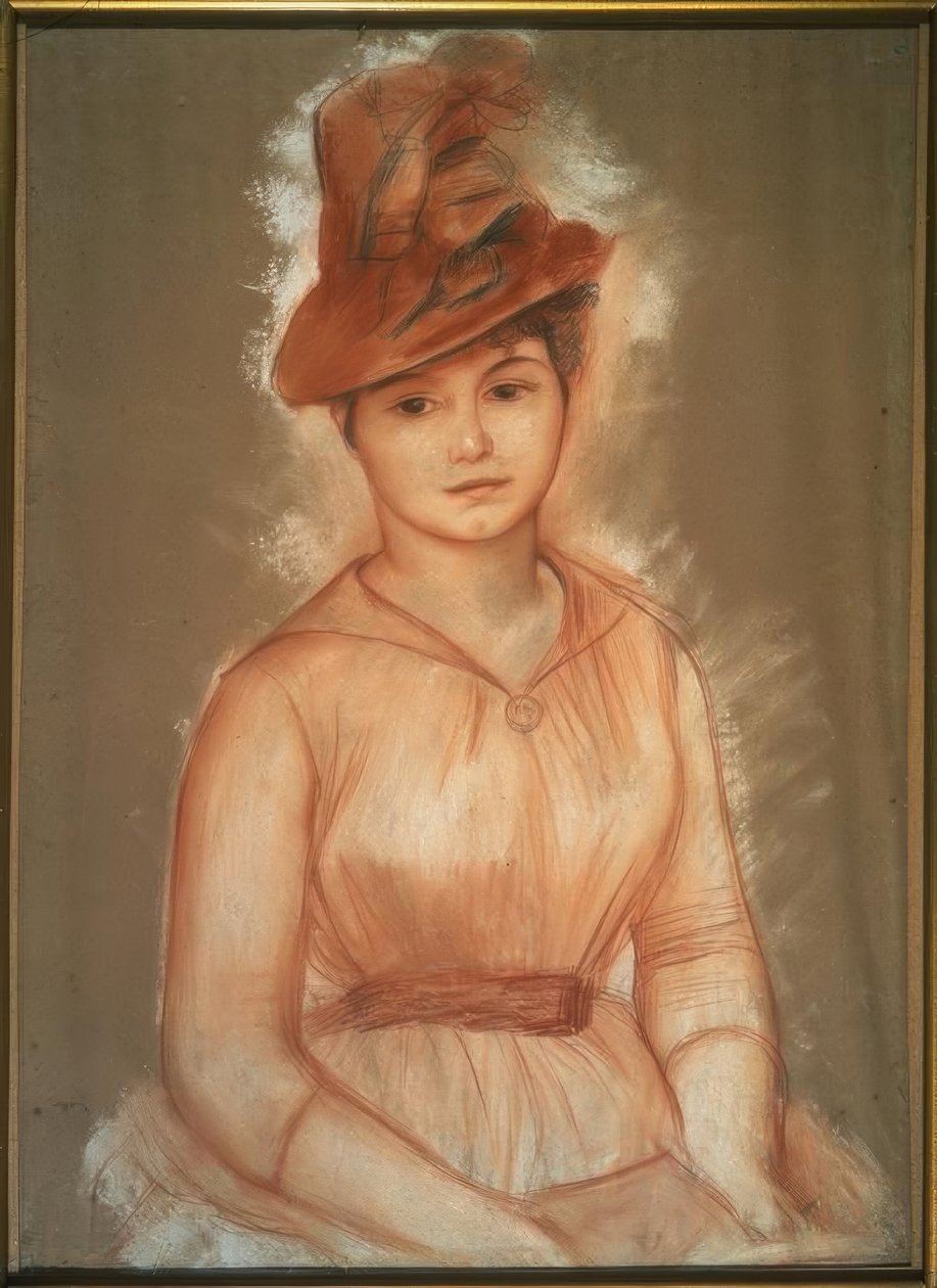 Egy nő portréja alkotó: Pierre Auguste Renoir
