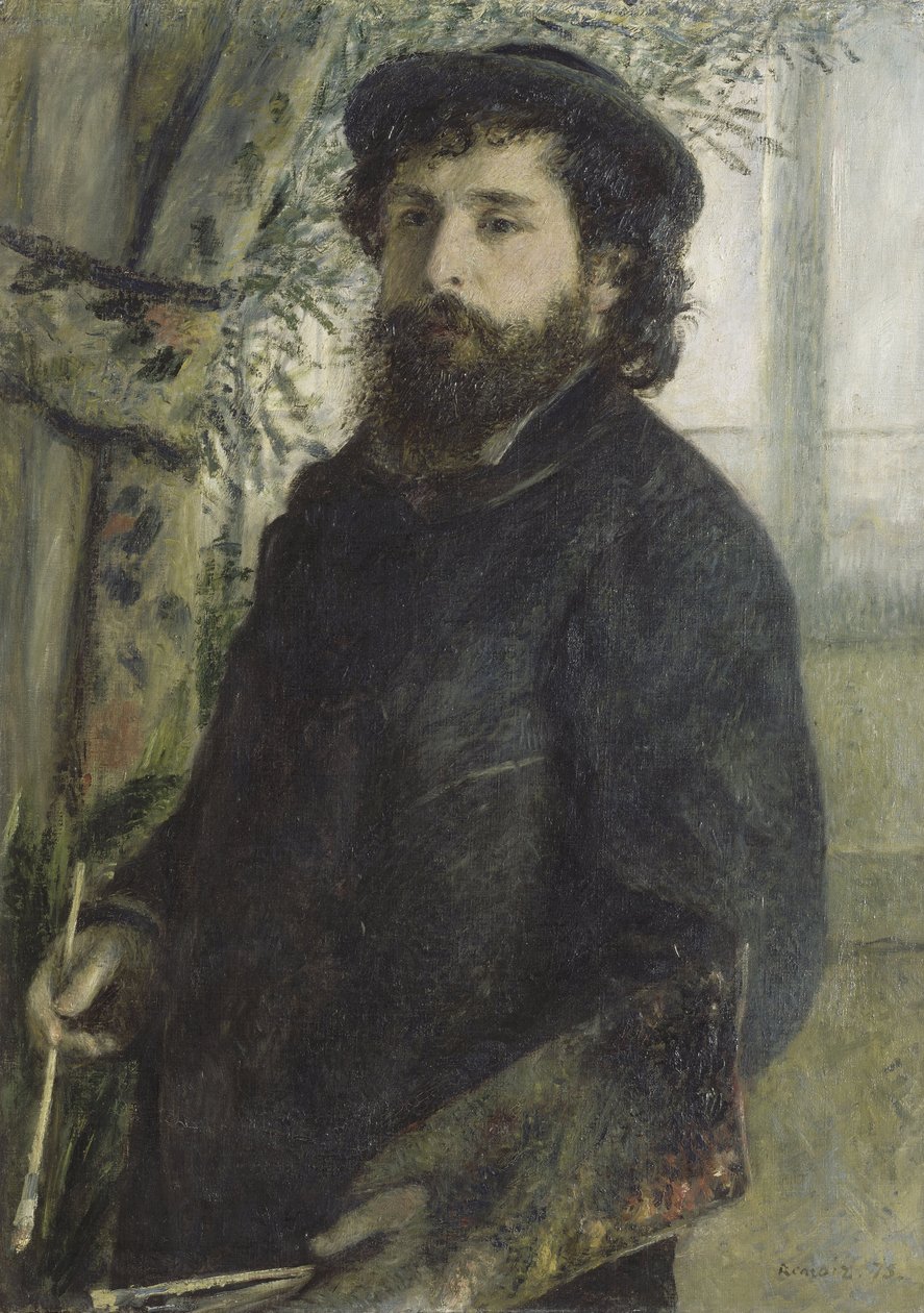 Claude Monet portréja, 1875 alkotó: Pierre Auguste Renoir