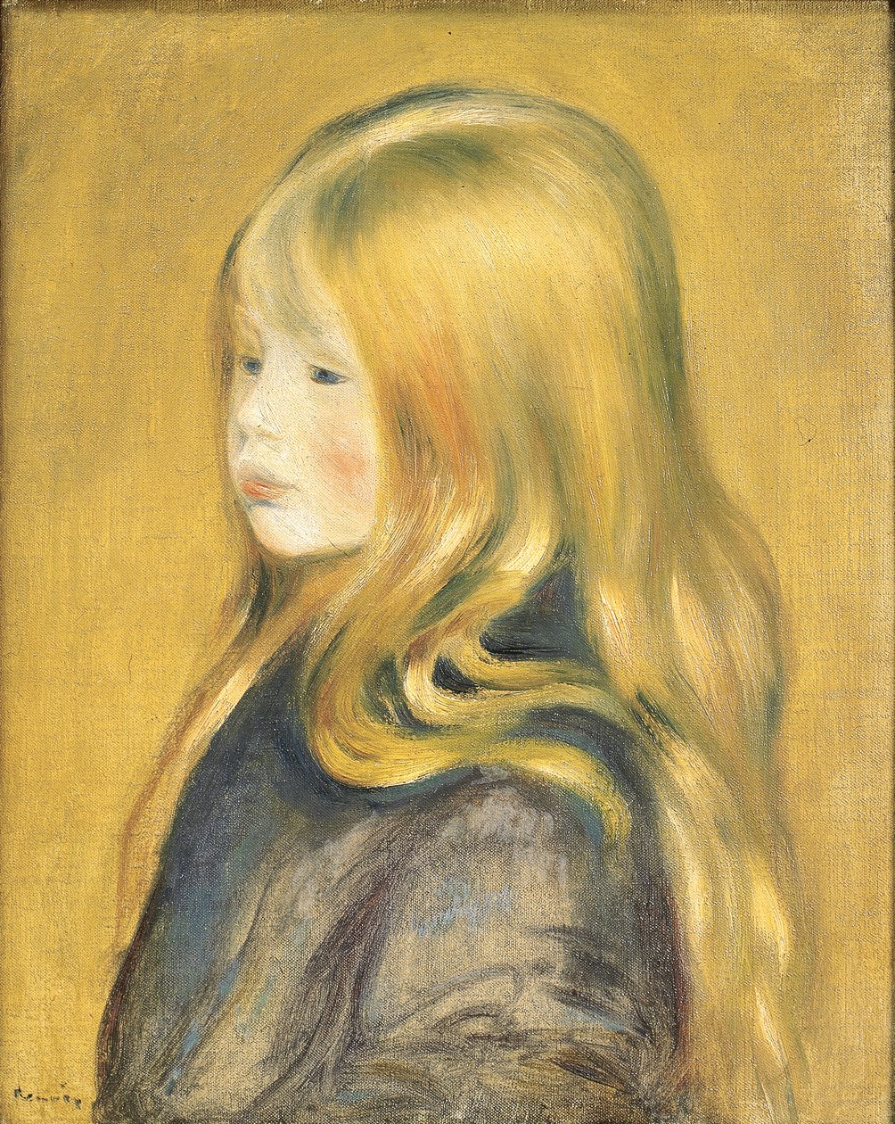 Edmond Renoir, Jr. portréja, 1888 alkotó: Pierre Auguste Renoir