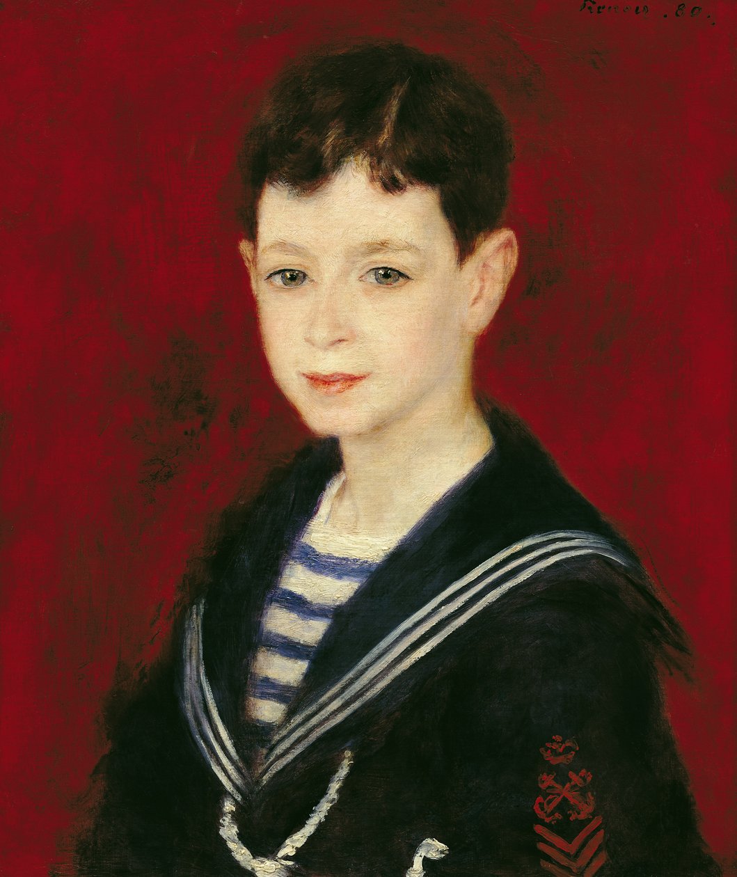 Fernand Halphen (1872-1917) portréja, 1880 (olaj, vászon) alkotó: Pierre Auguste Renoir