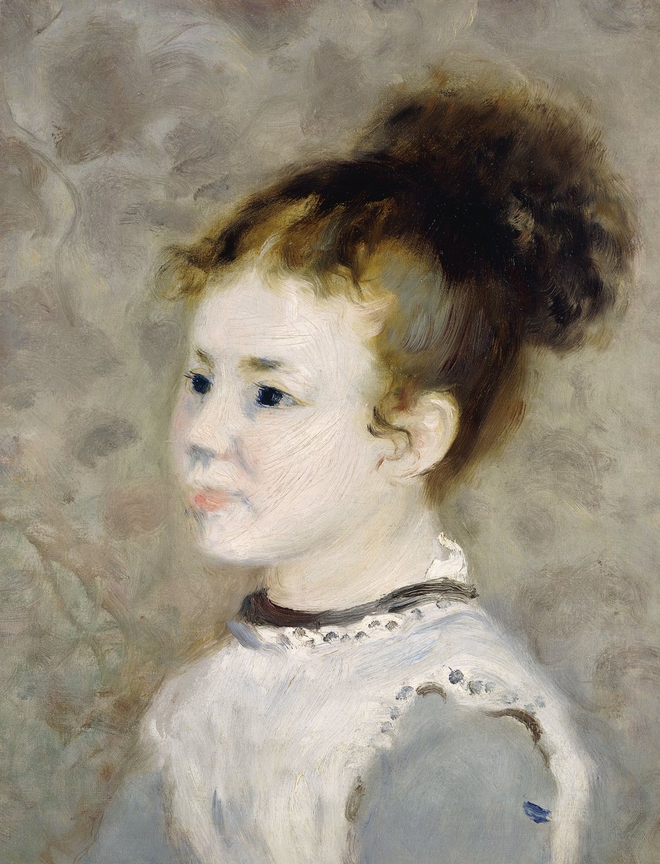Jeanne Sisley portréja, 1875 alkotó: Pierre Auguste Renoir