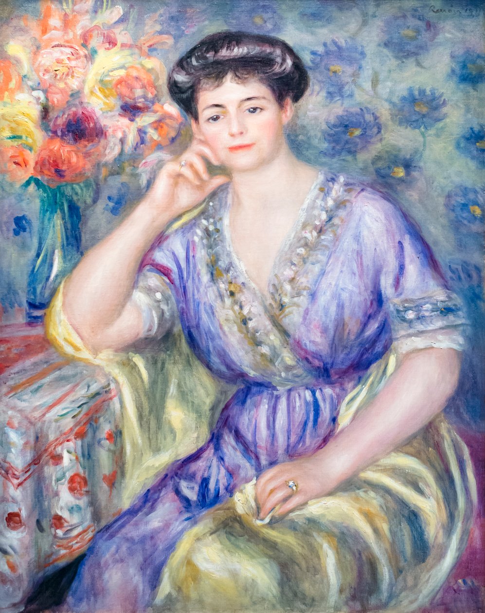 Madame Joseph Durand Ruel portréja alkotó: Pierre Auguste Renoir