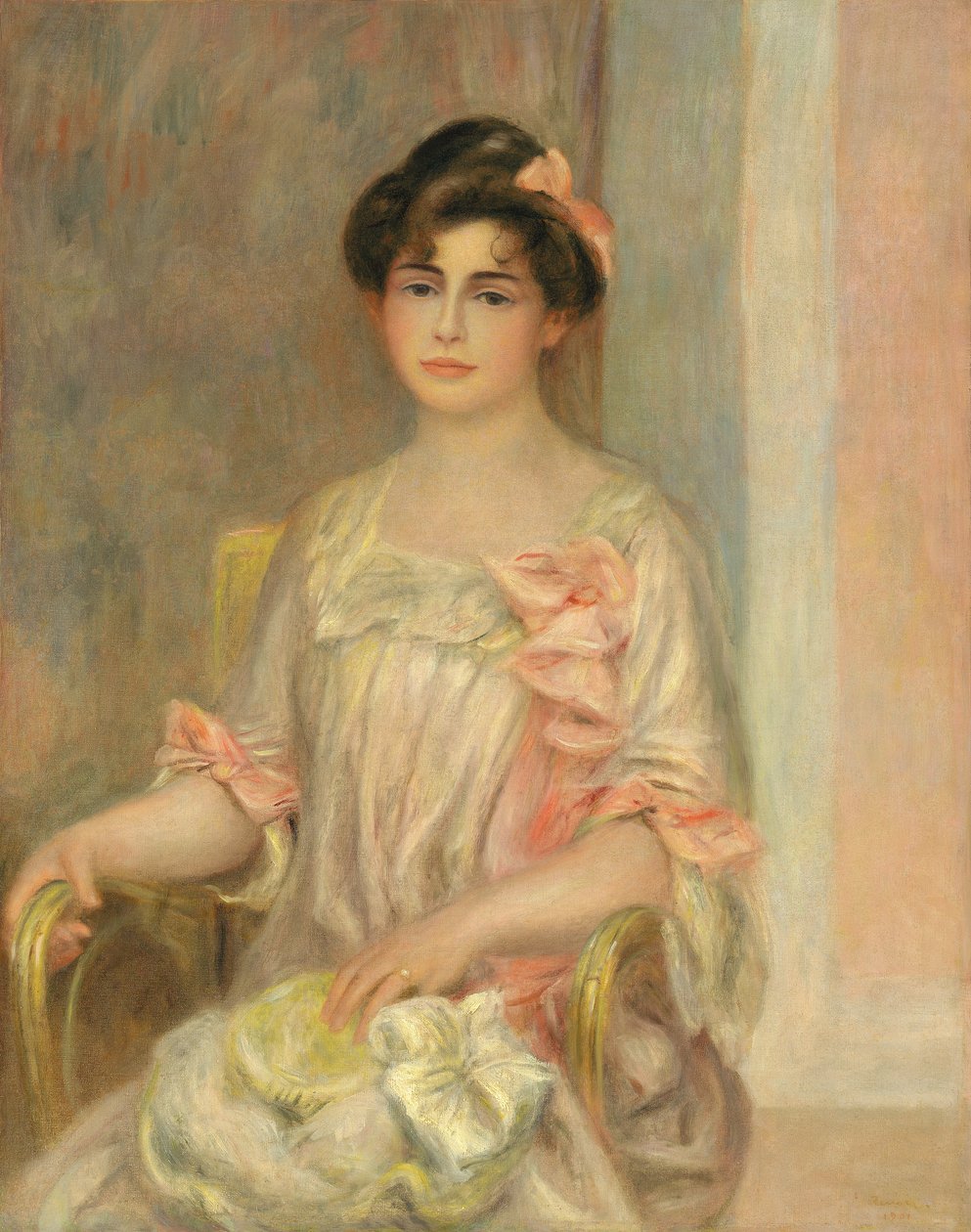 Madame Josse Bernheim-Dauberville portréja (született: Mathilde Adler) alkotó: Pierre Auguste Renoir