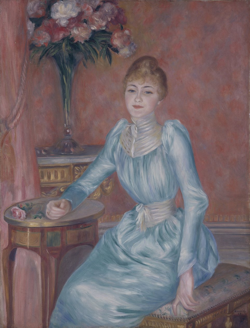 Madame de Bonnières portréja, Henriette Arnaud-Gentil, Gräfin de Bonnières alkotó: Pierre Auguste Renoir