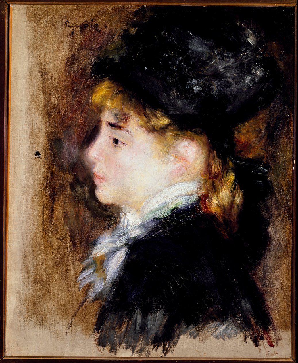 Margot portréja (olaj, vászon alkotó: Pierre Auguste Renoir