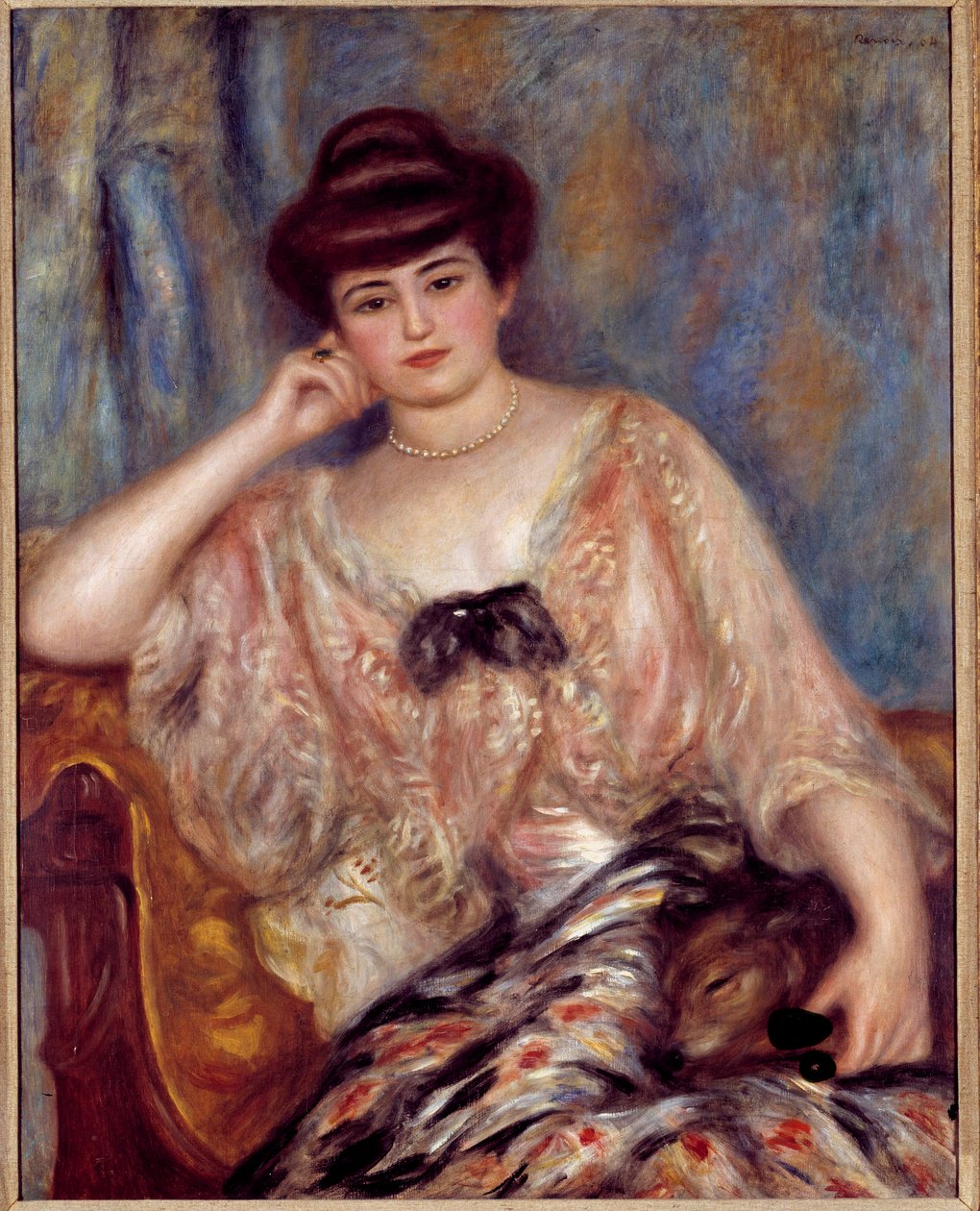 Misia Sert (1872-1950) no Godebska portréja alkotó: Pierre Auguste Renoir