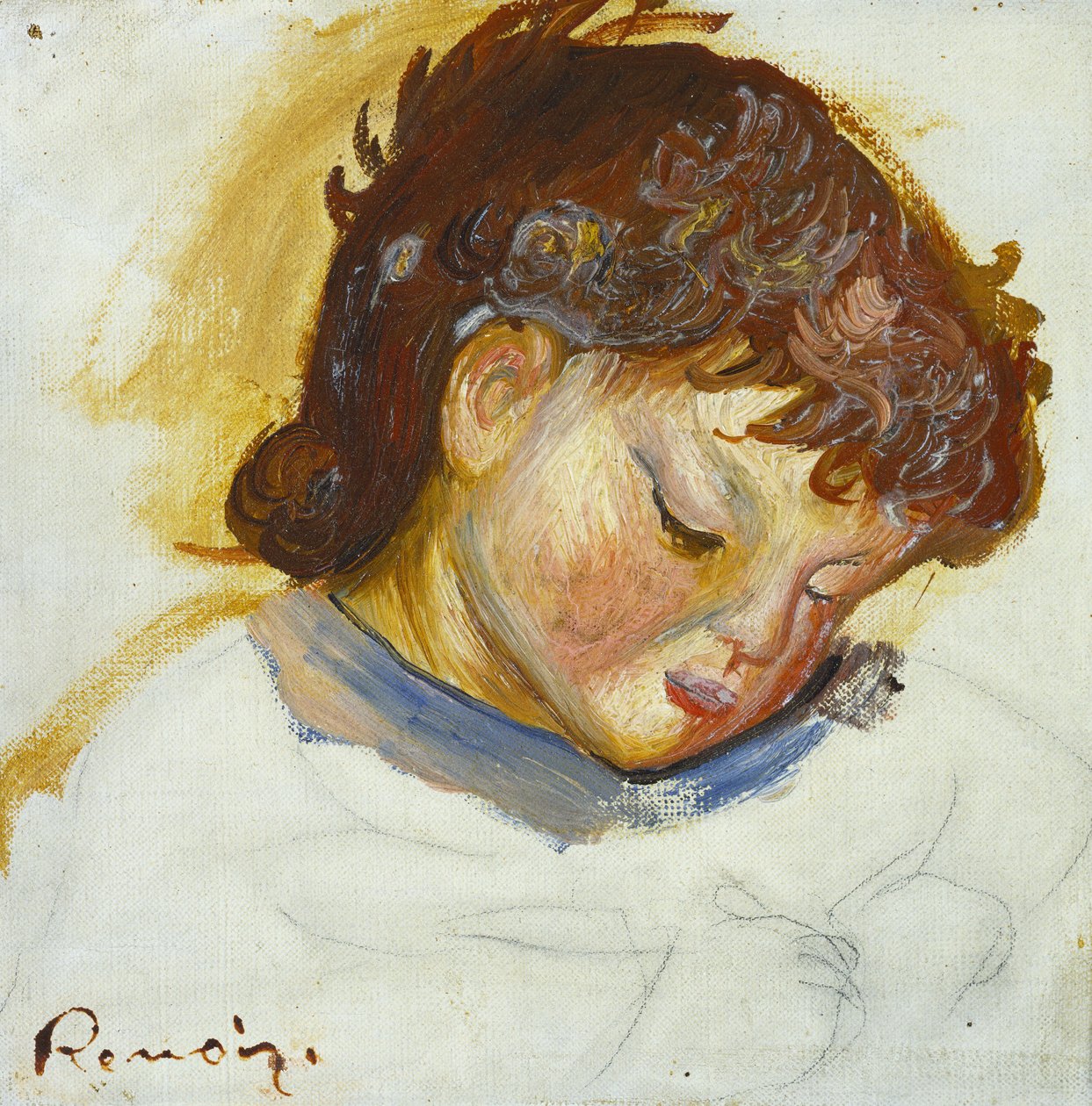 Pierre Renoir portréja, 1888 alkotó: Pierre Auguste Renoir