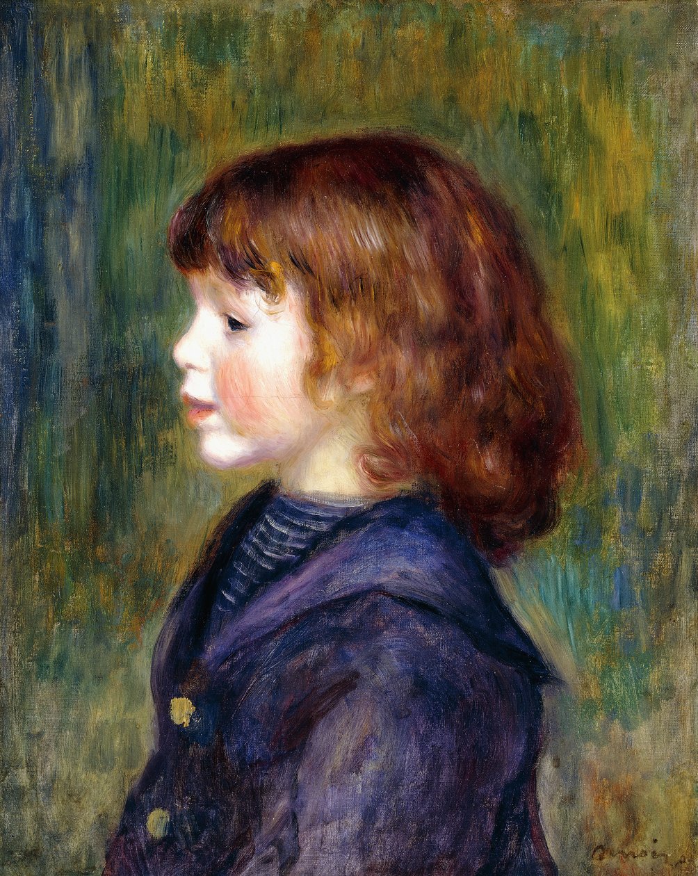 Pierre Renoir portréja matrózruhában, 1890 alkotó: Pierre Auguste Renoir
