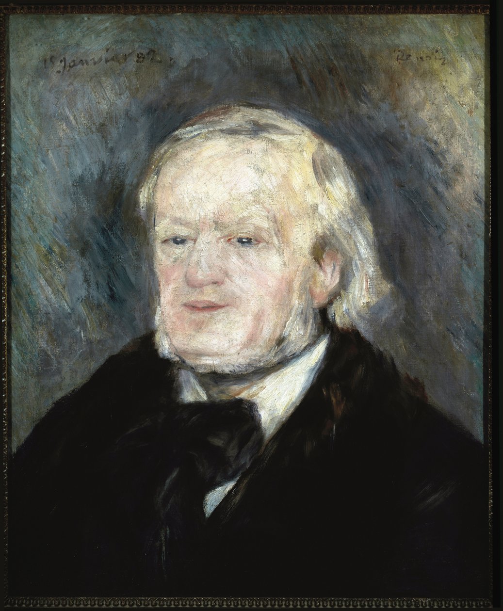 Richard Wagner portréja (olaj, vászon alkotó: Pierre Auguste Renoir