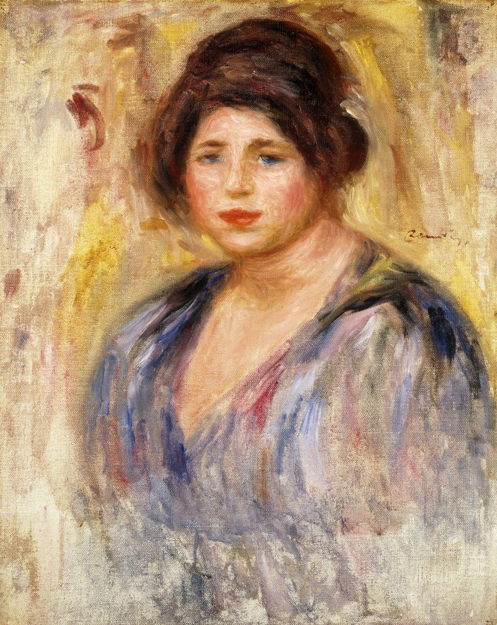 Női portré; Női portré, 1912 körül alkotó: Pierre Auguste Renoir