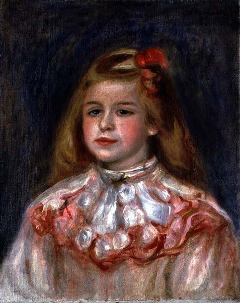 Fiatal lány portréja, 1895 körül (olaj, vászon) alkotó: Pierre Auguste Renoir