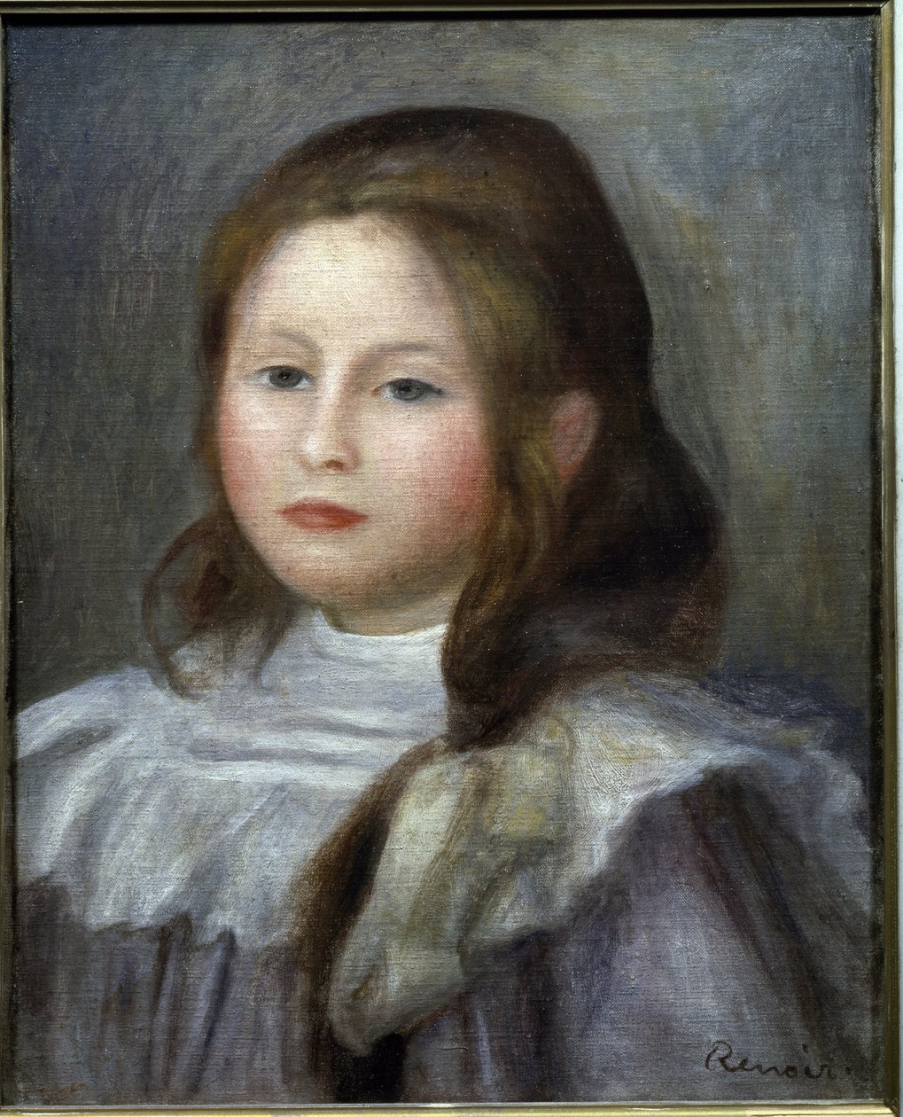 Gyermek portréja (olaj, vászon alkotó: Pierre Auguste Renoir